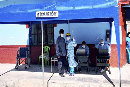 NOTA 046-Se inició la vacunación COVID-19 a los Adultos Mayores en el distrito de Pacaraos